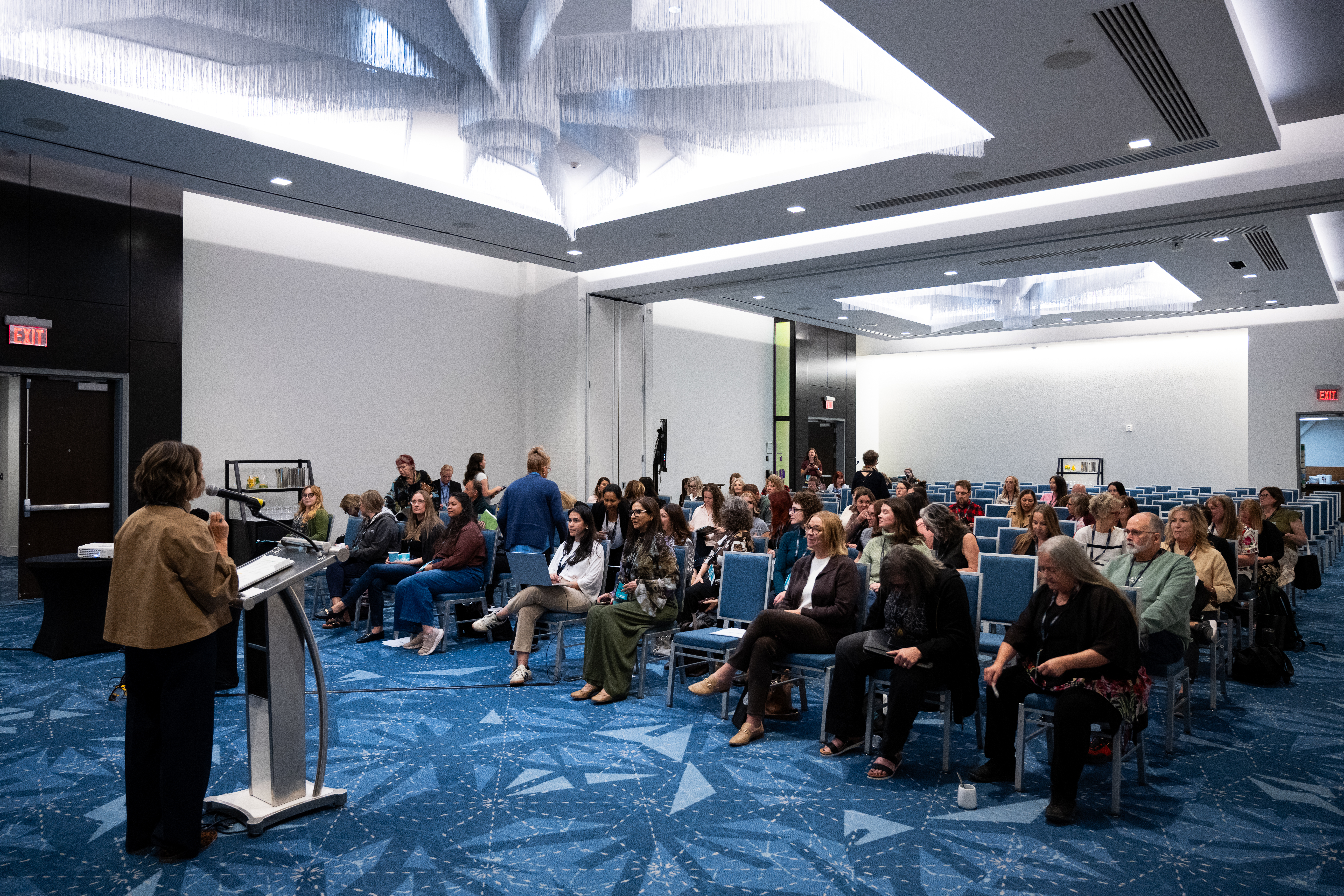 A presentation and attendees at the 2026 PAA Annual Conference