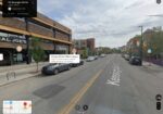 Building exterior/front entrance - View down Kensington Rd looking eastward (toward 10th St). Lots of street parking available, as well as paid lot right beside building.