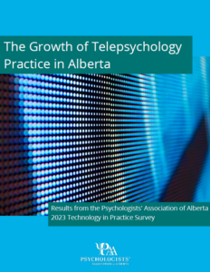 The Growth of Telepsychology Practice in Alberta